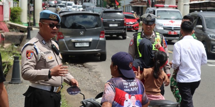 Hari Pertama Operasi Keselamatan, Satlantas Polres Pandeglang Tertibkan Pengendara di Jalan Raya